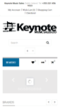 Mobile Screenshot of keynotemusic.ie