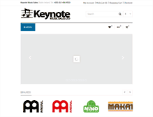 Tablet Screenshot of keynotemusic.ie